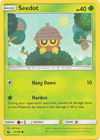 Seedot - 11/168 - Common Sun &amp; Moon: Celestial Storm Singles (Español)