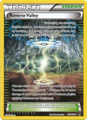 Reverse Valley - 110/122 - Uncommon XY: Breakpoint Singles