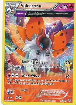 Volcarona - 18/98 - Rare XY: Ancient Origins Singles