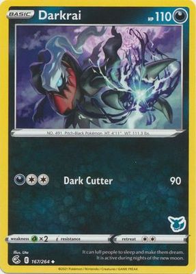 Darkrai - 167/264 - Eevee Deck (Eevee Symbol) Battle Academy Box Set 2022