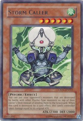 Storm Caller - CSOC-EN022 - Rare Unlimited Crossroads of Chaos [CSOC] Unlimited Singles