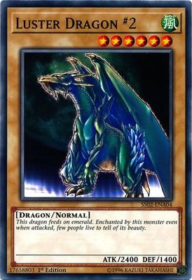 Luster Dragon #2 - SS02-ENA04 - Common 1st Edition Speed Duel Starter Decks: Duelists of Tomorrow Singles
