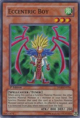 Eccentric Boy - DP09-EN014 - Super Rare 1st Edition Duelist Pack: Yusei 2 [DP09] 1st Edition Singles