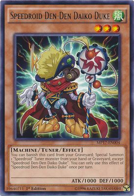 Speedroid Den-Den Daiko Duke - MP17-EN004 - Rare 1st Edition 2017 Mega-Tins 1st Edition Singles