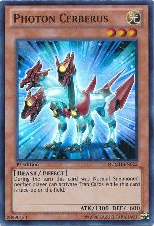 Photon Cerberus - NUMH-EN022 - Super Rare 1st Edition Number Hunters 1st Edition Singles