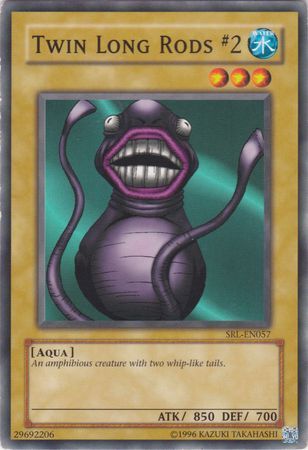 Twin Long Rods #2 - SRL-EN057 - Common Unlimited Spell Ruler [SRL] Unlimited Singles