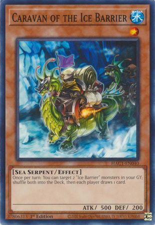 Caravan of the Ice Barrier - HAC1-EN040 - Common 1st Edition Hidden Arsenal: Chapter 1 1st Edition Singles
