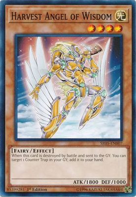 Harvest Angel of Wisdom - SR05-EN007 - Common 1st Edition Wave of Light Singles