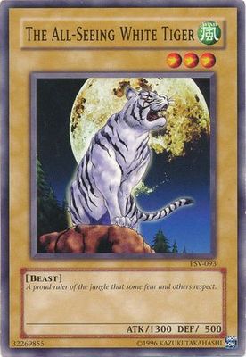 The All-Seeing White Tiger - PSV-093 - Common Unlimited Pharaoh&#39;s Servant [PSV] Unlimited Singles