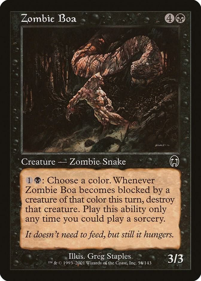 Zombie Boa 54/143 - Apocalypse (APC)