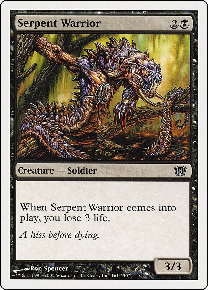 Serpent Warrior 161/350 - 8th Edition (8ED)