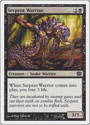 Serpent Warrior 162/350 - 9th Edition (9ED)