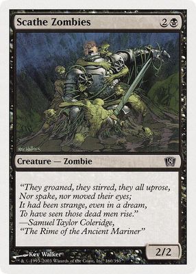Scathe Zombies 160/350 - 8th Edition (8ED)