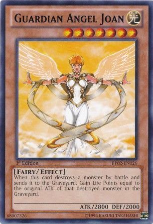 Guardian Angel Joan - BP02-EN026 - Rare 1st Edition Battle Pack 2: War of the Giants 1st Edition Singles