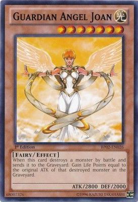 Guardian Angel Joan - BP02-EN026 - Rare 1st Edition Battle Pack 2: War of the Giants 1st Edition Singles