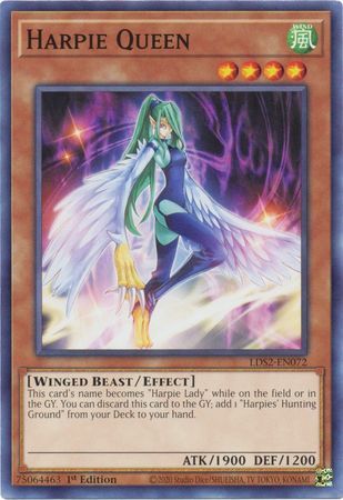 Harpie Queen - LDS2-EN072 - Common 1st Edition Legendary Duelists: Season 2 [LDS2] 1st Edition Singles