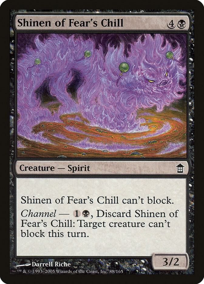 Shinen of Fear&#39;s Chill 88/165 - Saviors of Kamigawa (SOK)