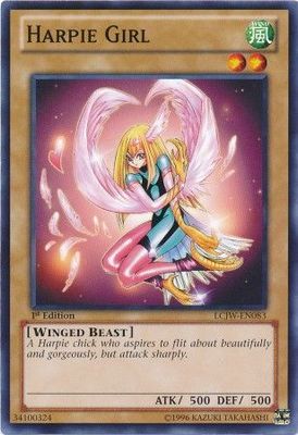 Harpie Girl - LCJW-EN083 - Common Legendary Collection 4: Joey&#39;s World [LCJW]
