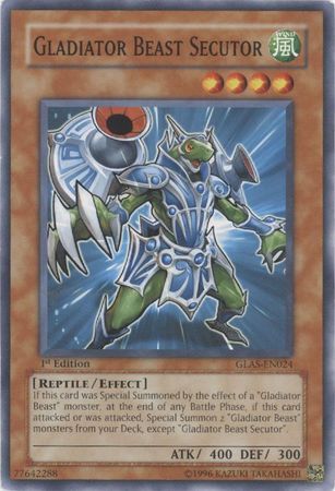 Gladiator Beast Secutor - GLAS-EN024 - Common 1st Edition Gladiator&#39;s Assault [GLAS] 1st Edition Singles