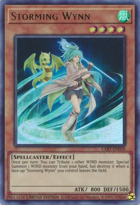 Storming Wynn - LART-EN038 - Ultra Rare 1st Edition The Lost Art Promotion