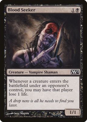 Blood Seeker  81/249 - Magic 2012 (M12) (Español)