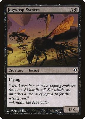 Jagwasp Swarm 58/145 - Worldwake (WWK) (espanol)