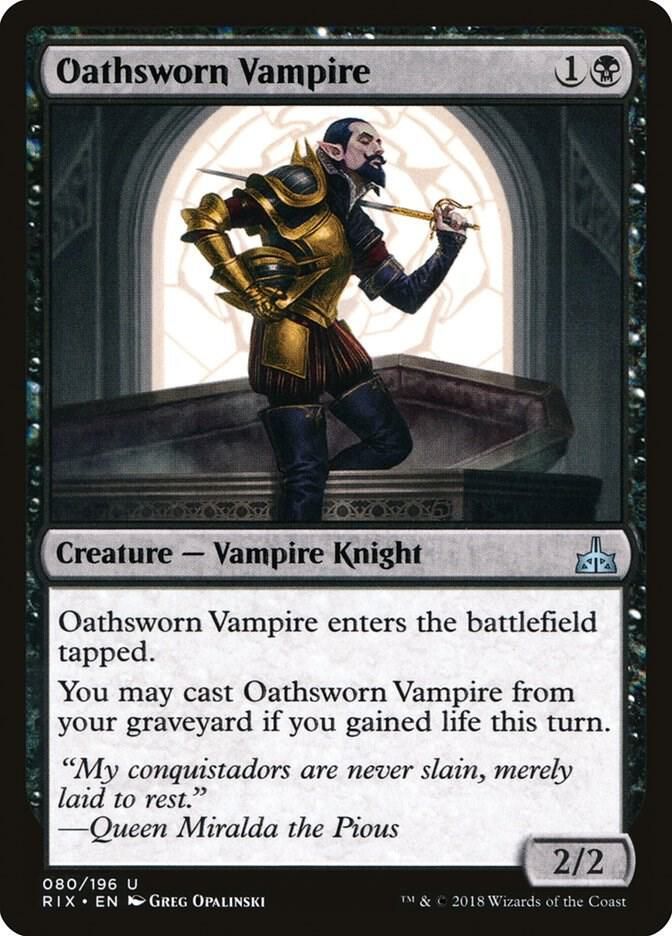 Oathsworn Vampire 080/196 - Rivals of Ixalan (RIX)