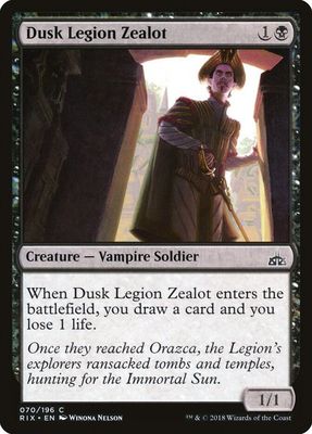 Dusk Legion Zealot 070/196 - Rivals of Ixalan (RIX)