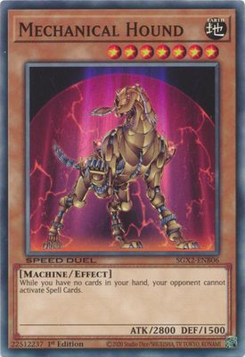 Mechanical Hound - SGX2-ENB06 - Common 1st Edition Speed Duel GX: Midterm Paradox Box Singles