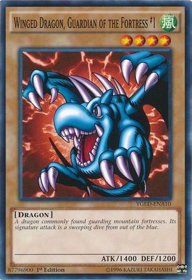 Winged Dragon, Guardian of the Fortress #1 - YGLD-ENA10 - Common Unlimited Yugi&#39;s Exodia Deck Unlimited (YGLD-ENA)