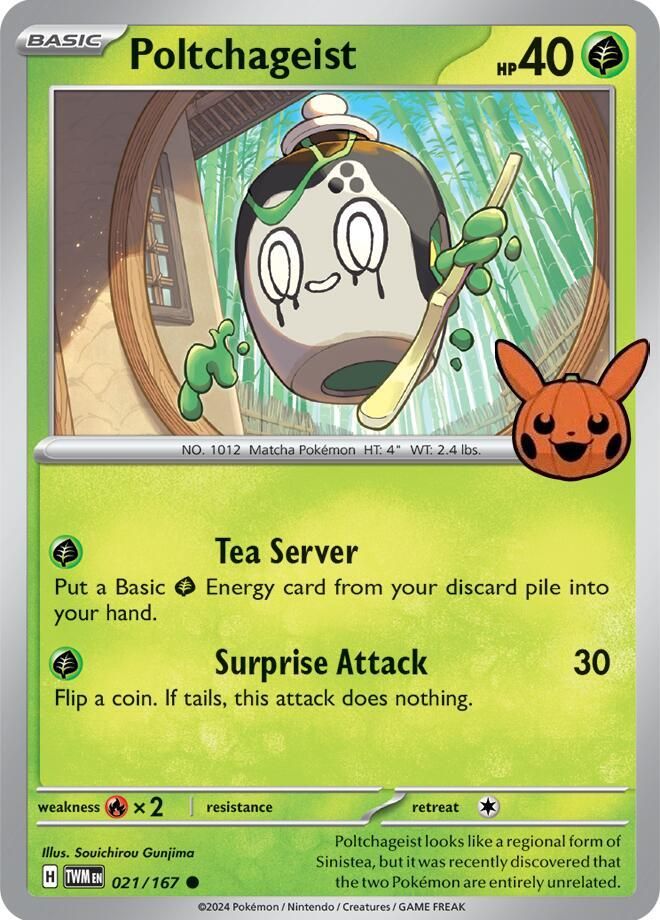 Poltchageist - 021/167 - Trick or Trade BOOster Bundle 2024 (TTBB24)