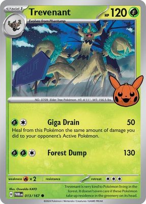 Trevenant - Trick or Trade BOOster Bundle 2024 (TTBB24)