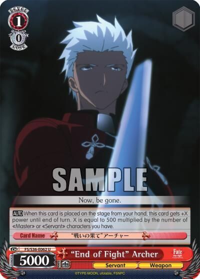 &quot;End of Fight&quot; Archer - Fate/stay night [Unlimited Blade Works] Vol. II (FS/S36)