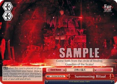 Summoning Ritual (TD) - Fate/stay night [Unlimited Blade Works] (FS/S34)