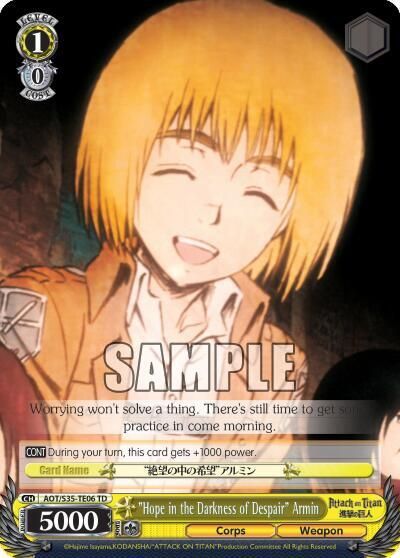 &quot;Hope in the Darkness of Despair&quot; Armin - Attack on Titan (AOT/S35)
