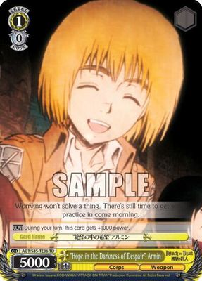 &quot;Hope in the Darkness of Despair&quot; Armin - Attack on Titan (AOT/S35)