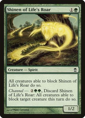 Shinen of Life&#39;s Roar 149/165 - Saviors of Kamigawa (SOK)