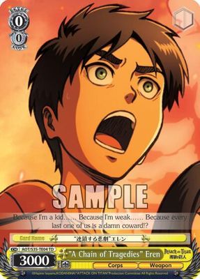 &quot;A Chain of Tragedies&quot; Eren - Attack on Titan (AOT/S35)