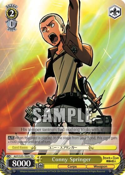 Conny Springer - Attack on Titan (AOT/S35) Attack on Titan