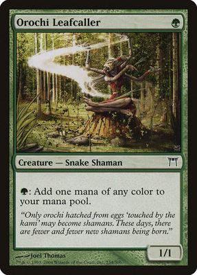Orochi Leafcaller 234/306 - Champions of Kamigawa (CHK) (Español)