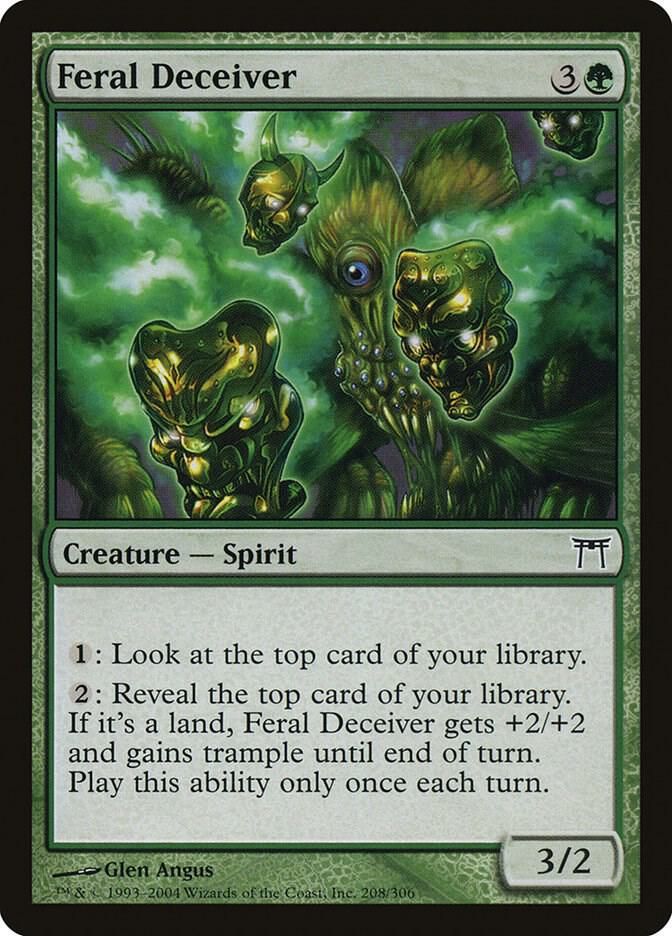 Feral Deceiver 208/306 - Foil Champions of Kamigawa Foil Singles (Español)