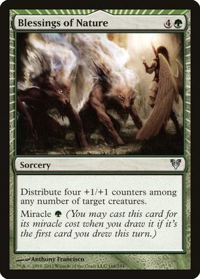 Blessings of Nature 168/244 - Avacyn Restored (AVR) (Español)