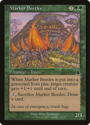 Marker Beetles 112/143 - Urza&#39;s Destiny (UDS) (Español)
