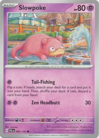Slowpoke - 085/193 - Common Scarlet &amp; Violet: Paldea Evolved Singles