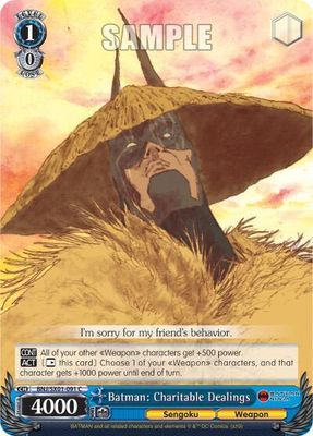 Batman: Charitable Dealings - Batman Ninja (BNJ/SX0) Batman Ninja