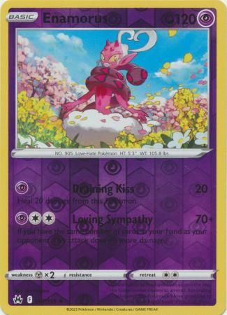 Enamorus - 067/159 - Rare Reverse Holo Crown Zenith Reverse Holo Singles