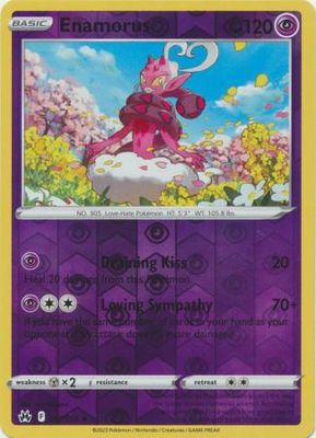 Enamorus - 067/159 - Rare Reverse Holo Crown Zenith Reverse Holo Singles