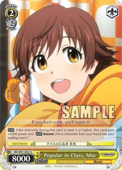 Popular in Class, Mio - The iDOLM@STER Cinderella Girls (IMC/W41)