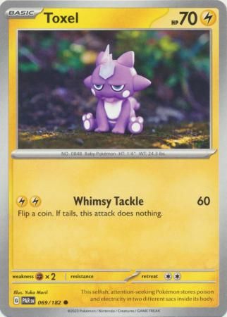 Toxel - 069/182 - Common Scarlet &amp; Violet: Paradox Rift Singles