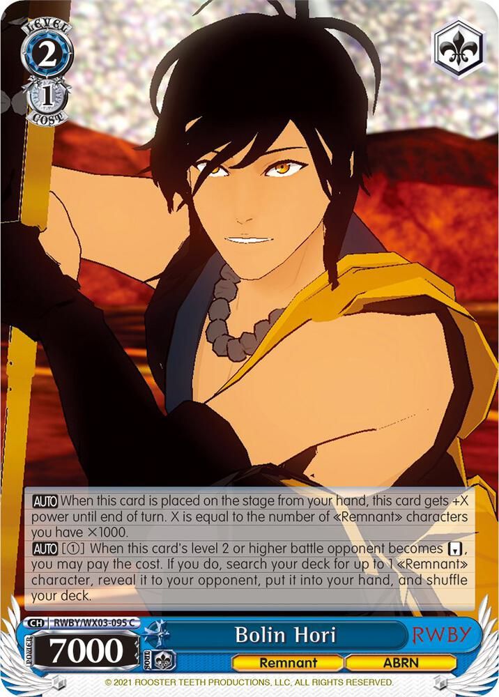 Bolin Hori - RWBY (RWBY/WX03) RWBY